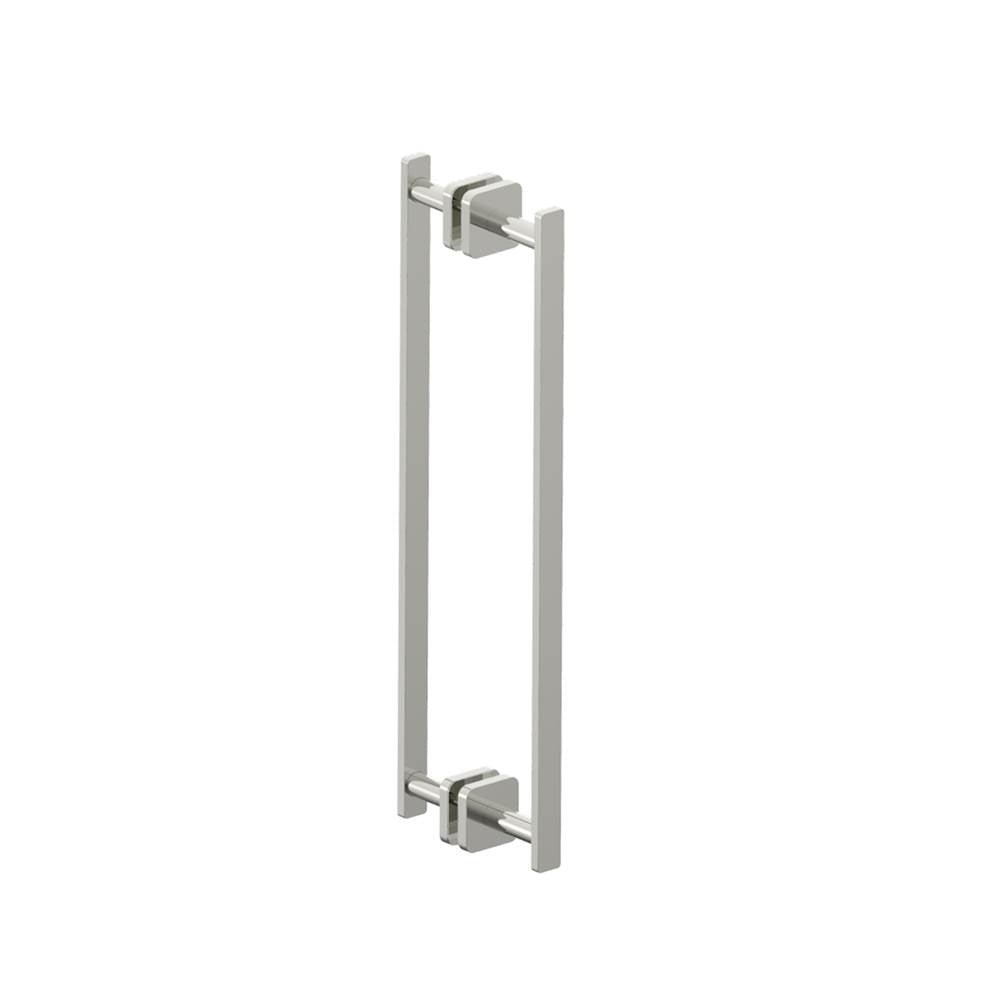 Kartners - MILAN - 18-inch Double Shower Door Handle-Polished Nickel - Polished Nickel