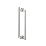 Kartners - MILAN - 18-inch Double Shower Door Handle-Polished Nickel - Polished Nickel