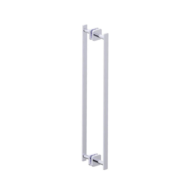 Kartners - MILAN - 24-inch Double Shower Door Handle-Polished Chrome - Polished Chrome