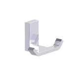 Kartners - COLOGNE - Double Prong Robe Hook-Polished Chrome - Polished Chrome