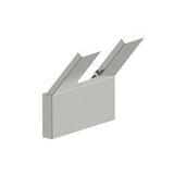 Kartners - COLOGNE - Double Coat Hook-Brushed Nickel - Brushed Nickel