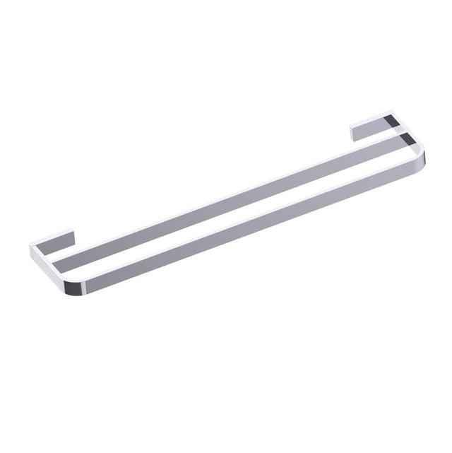 Kartners - COLOGNE - 24-inch Double Bathroom Towel Bar-Polished Chrome - Polished Chrome