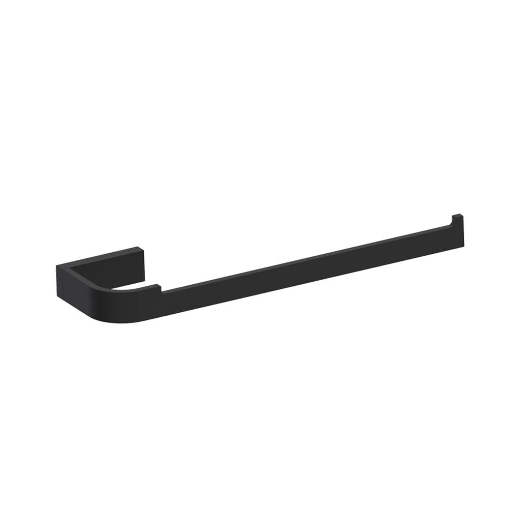 Kartners - COLOGNE - Classic Towel Ring-Matte Black - Matte Black