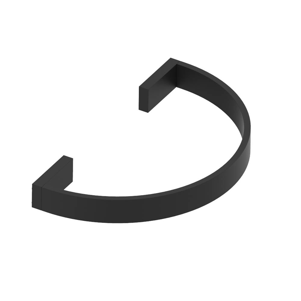 Kartners - COLOGNE - Curved Towel Ring-Matte Black - Matte Black