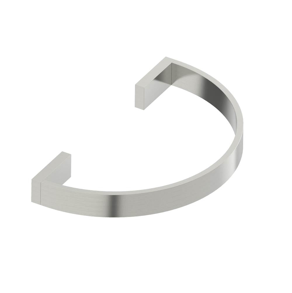 Kartners - COLOGNE - Curved Towel Ring-Brushed Nickel - Brushed Nickel