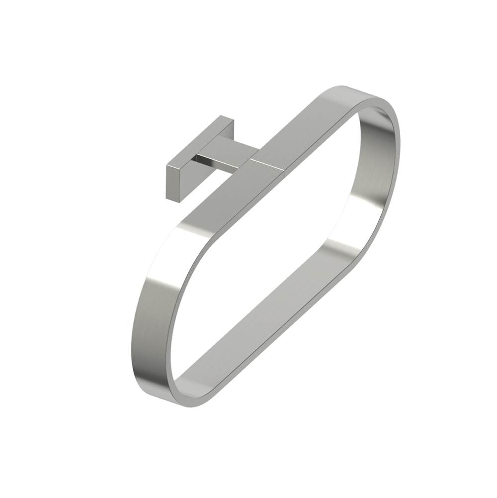 Kartners - COLOGNE - Round Towel Ring-Brushed Nickel - Brushed Nickel