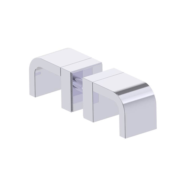 Kartners - COLOGNE - Double Shower Door Handle (Knob Only)-Polished Chrome - Polished Chrome