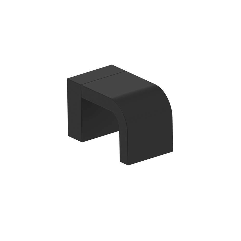 Kartners - COLOGNE - Single Shower Door Handle (Knob Only)-Matte Black - Matte Black