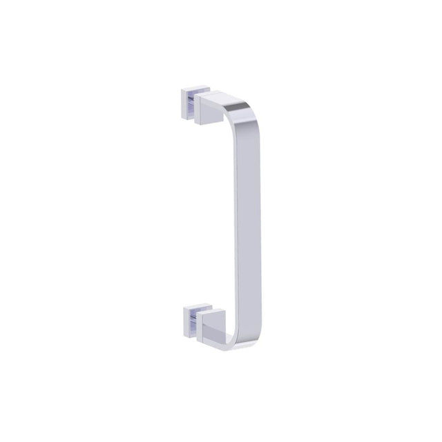 Kartners - COLOGNE - 8-inch Single Shower Door Handle-Polished Chrome - Polished Chrome