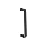 Kartners - COLOGNE - 12-inch Single Shower Door Handle-Matte Black - Matte Black