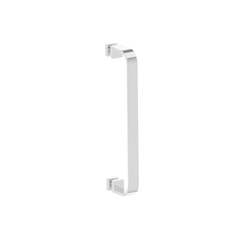 Kartners - COLOGNE - 12-inch Single Shower Door Handle-Polished Nickel - Polished Nickel