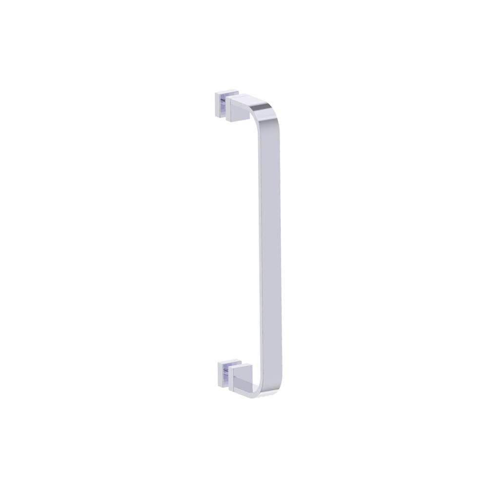 Kartners - COLOGNE - 12-inch Single Shower Door Handle-Polished Chrome - Polished Chrome