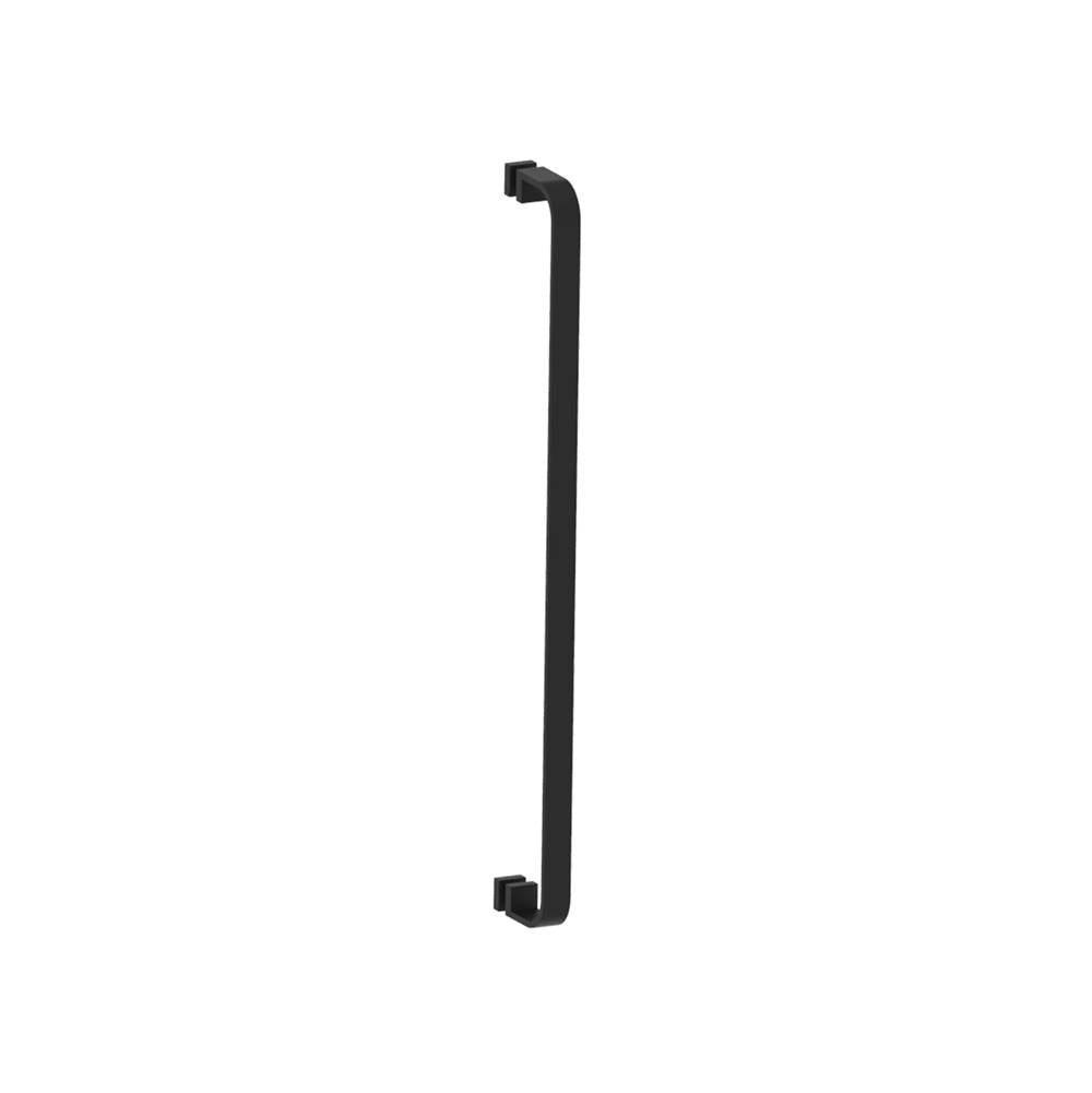 Kartners - COLOGNE - 24-inch Single Shower Door Handle-Matte Black - Matte Black