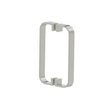 Kartners - COLOGNE- 8-inch Double Shower Door Handle-Brushed Nickel - Brushed Nickel