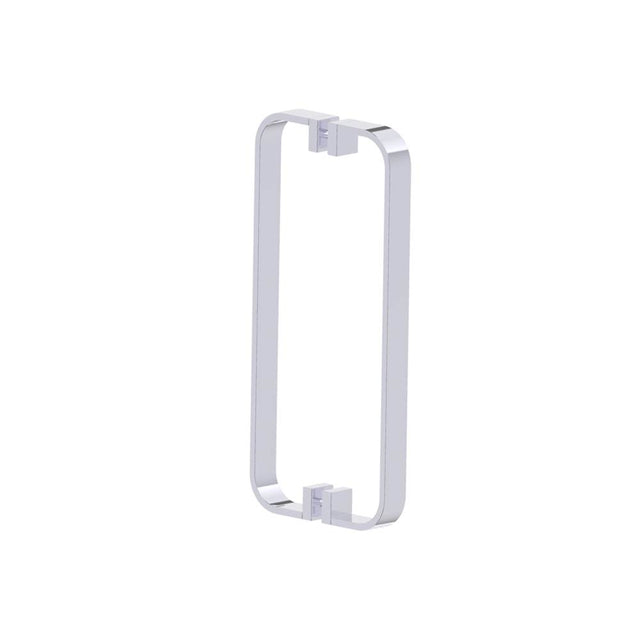 Kartners - COLOGNE - 12-inch Double Shower Door Handle-Polished Chrome - Polished Chrome