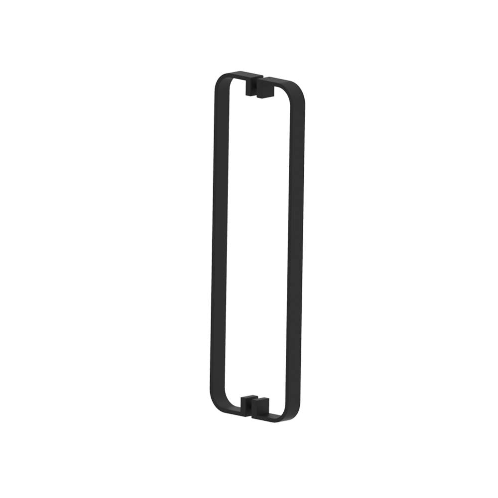 Kartners - COLOGNE - 18-inch Double Shower Door Handle-Matte Black - Matte Black
