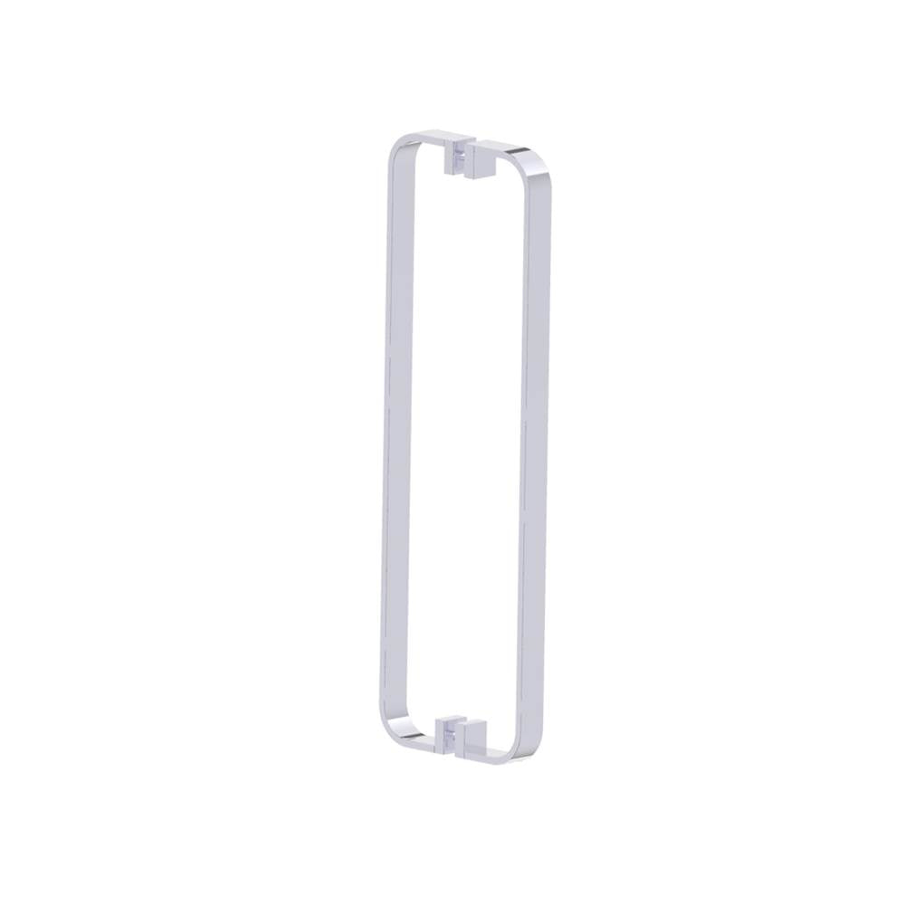 Kartners - COLOGNE - 18-inch Double Shower Door Handle-Polished Chrome - Polished Chrome