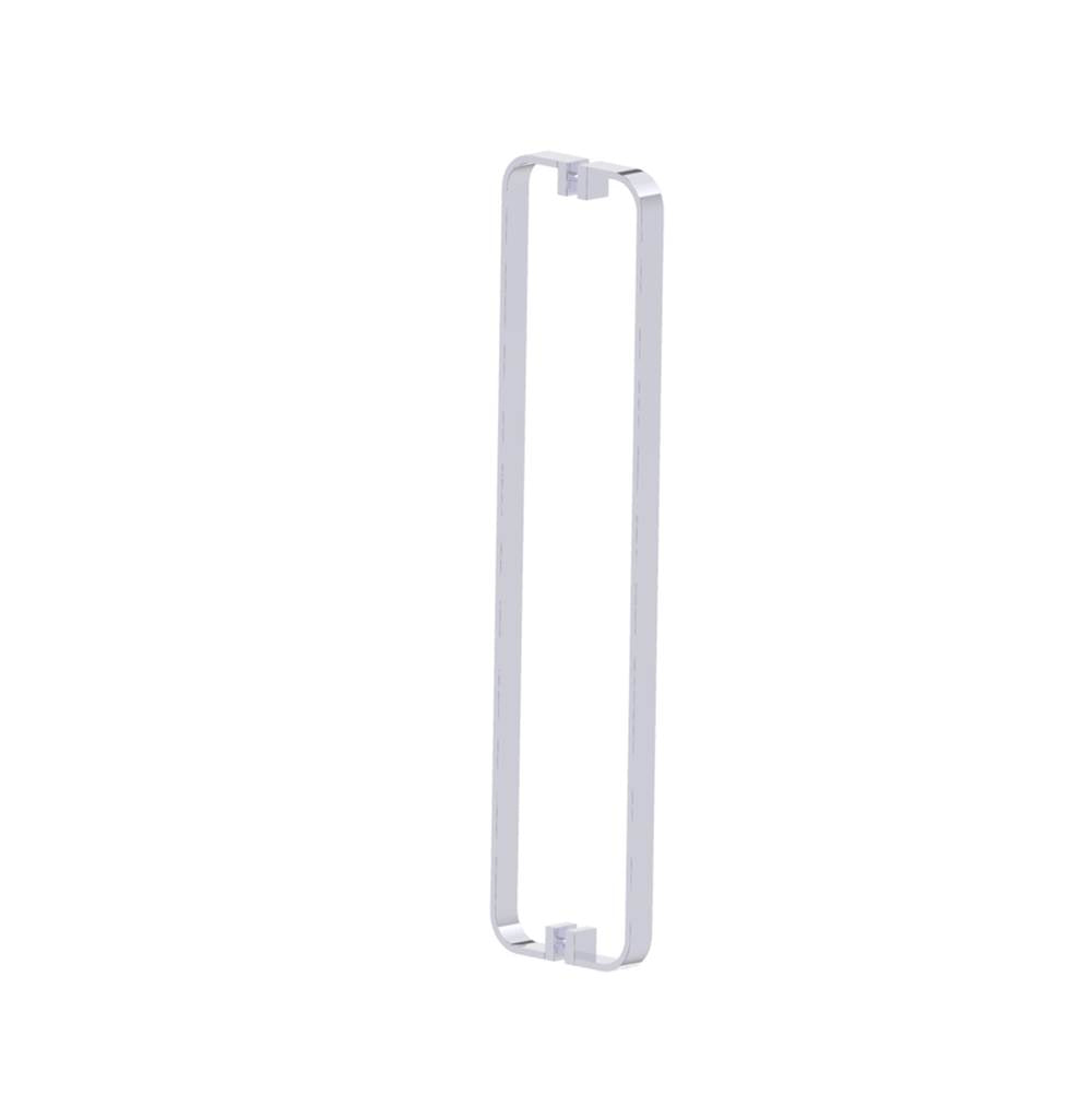 Kartners - COLOGNE - 24-inch Double Shower Door Handle-Polished Chrome - Polished Chrome