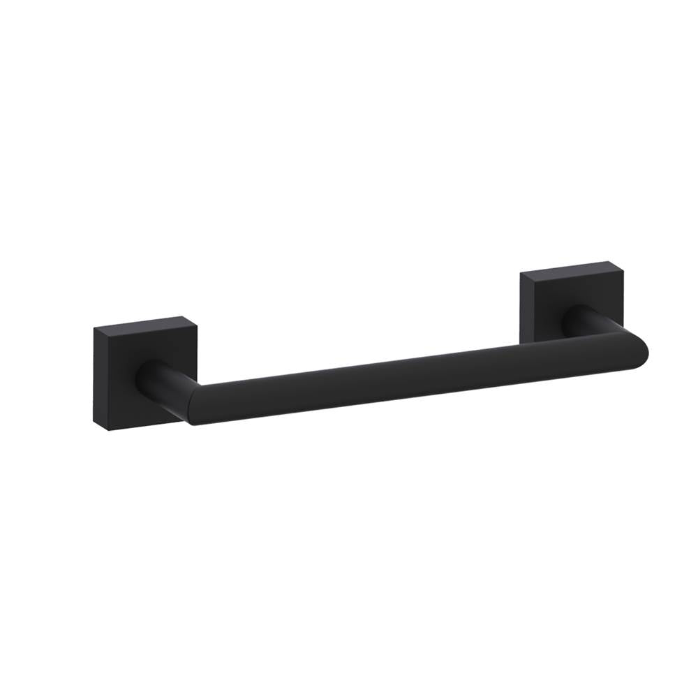 Kartners - MADRID - 9-inch Bathroom Towel Bar-Matte Black - Matte Black