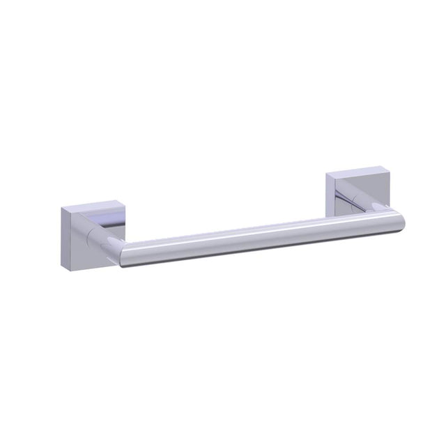 Kartners - MADRID - 9-inch Bathroom Towel Bar-Polished Chrome - Polished Chrome