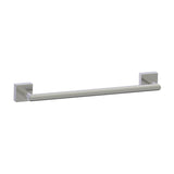 Kartners - MADRID - 12-inch Bathroom Towel Bar-Brushed Nickel - Brushed Nickel