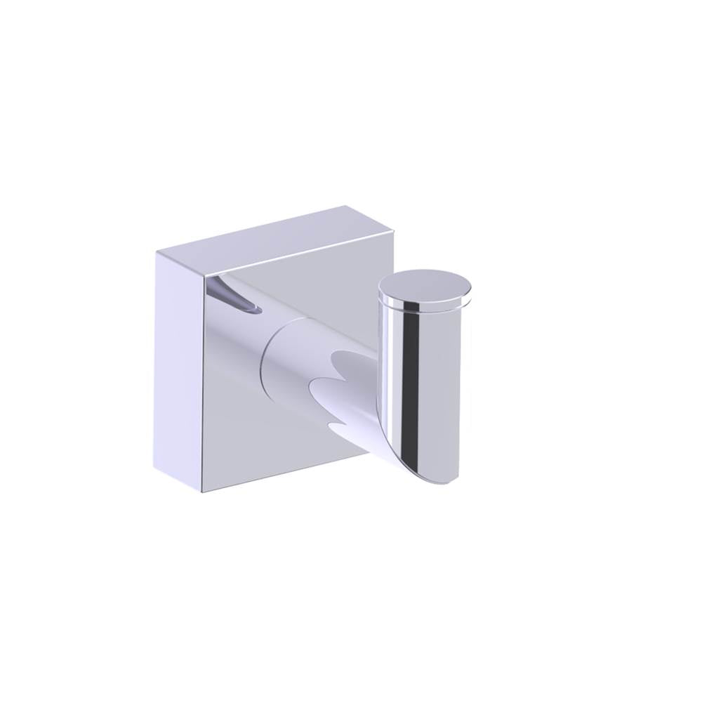 Kartners - MADRID - Single Prong Robe Hook-Polished Chrome - Polished Chrome