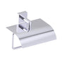 Kartners - MADRID - Classic Toilet Paper Holder with Cover-Polished Chrome - Polished Chrome