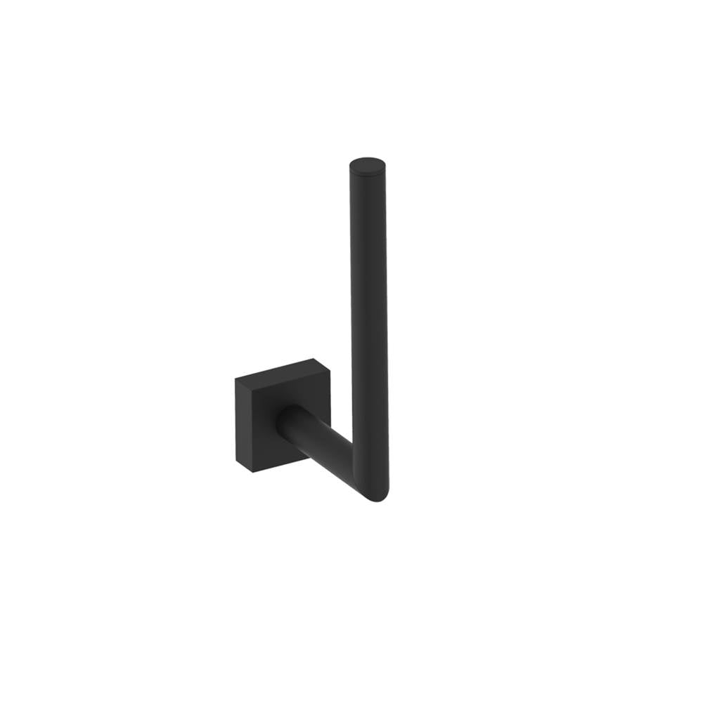 Kartners - MADRID - Single Spare Toilet Paper Holder-Matte Black - Matte Black