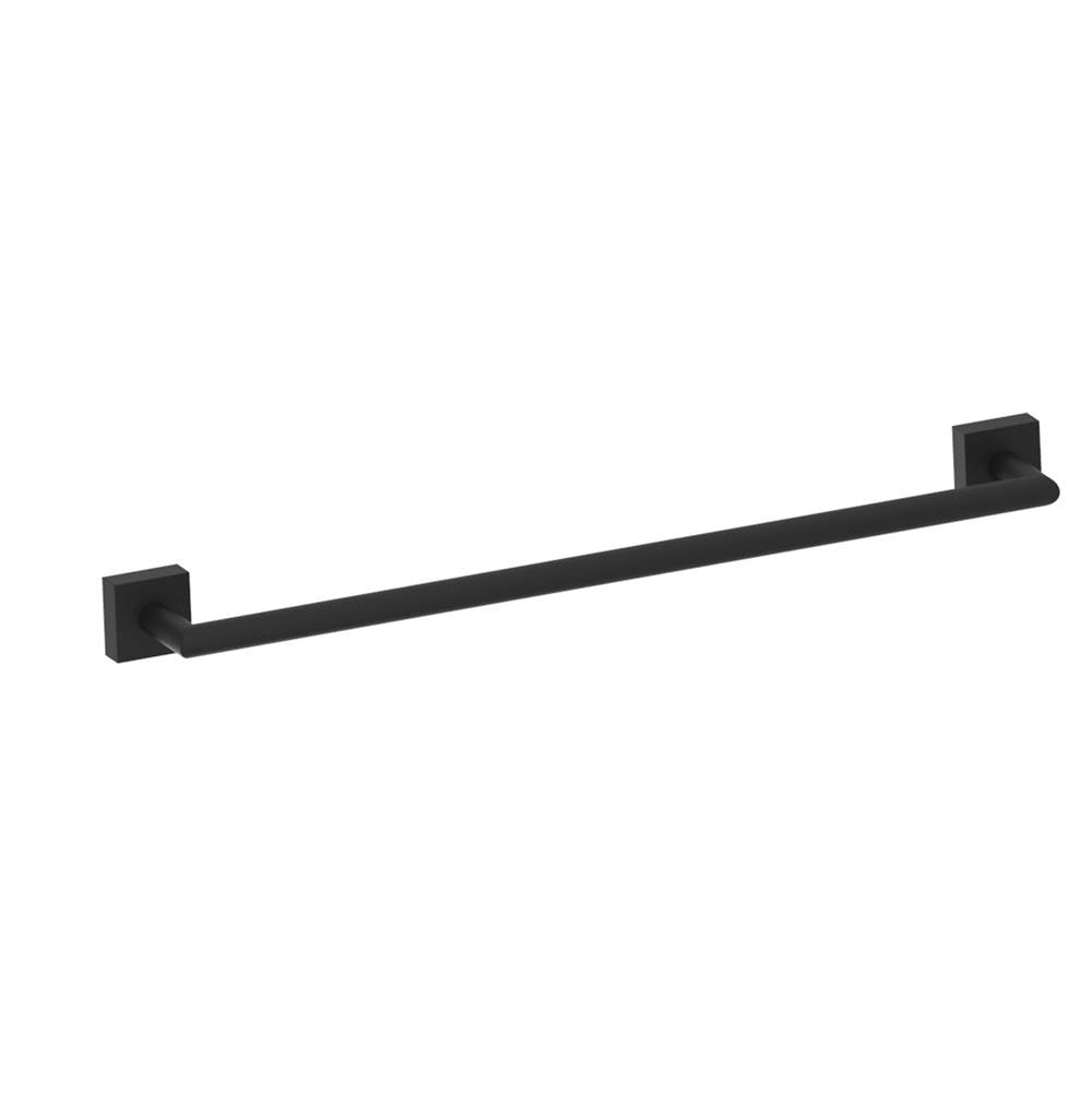 Kartners - MADRID - 18-inch Bathroom Towel Bar-Matte Black - Matte Black