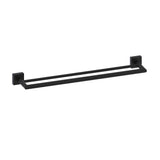 Kartners - MADRID - 18-inch Double Bathroom Towel Bar-Matte Black - Matte Black