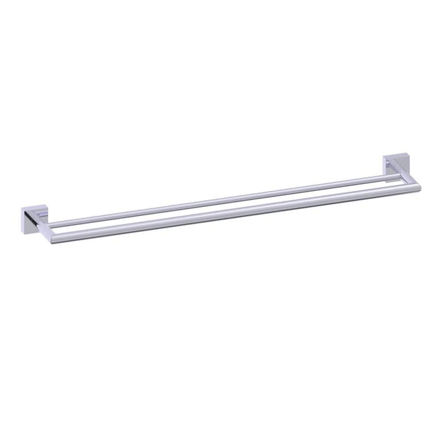 Kartners - MADRID - 24-inch Double Bathroom Towel Bar-Polished Chrome - Polished Chrome