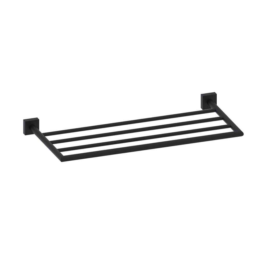 Kartners - MADRID - 21-inch Towel Shelf-Matte Black - Matte Black