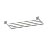 Kartners - MADRID - 21-inch Towel Shelf-Brushed Nickel - Brushed Nickel