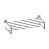 Kartners - MADRID - 21-inch Double Towel Shelf-Polished Nickel - Polished Nickel