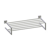 Kartners - MADRID - 21-inch Double Towel Shelf-Brushed Nickel - Brushed Nickel