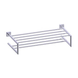 Kartners - MADRID - 21-inch Double Towel Shelf-Polished Chrome - Polished Chrome