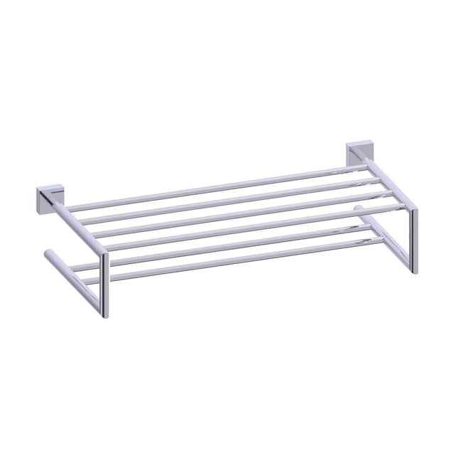 Kartners - MADRID - 21-inch Double Towel Shelf-Polished Chrome - Polished Chrome
