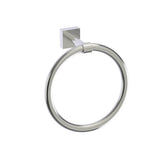 Kartners - MADRID - Round Towel Ring-Brushed Nickel - Brushed Nickel