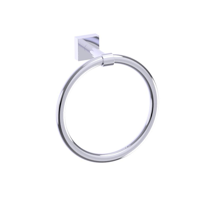 Kartners - MADRID - Round Towel Ring-Polished Chrome - Polished Chrome