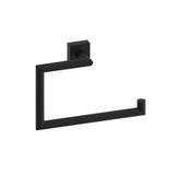 Kartners - MADRID - Towel Ring (Right)-Matte Black - Matte Black
