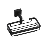 Kartners - MADRID - Wall Mounted Soap Basket-Matte Black - Matte Black