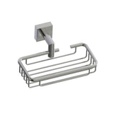 Kartners - MADRID - Wall Mounted Soap Basket-Brushed Nickel - Brushed Nickel