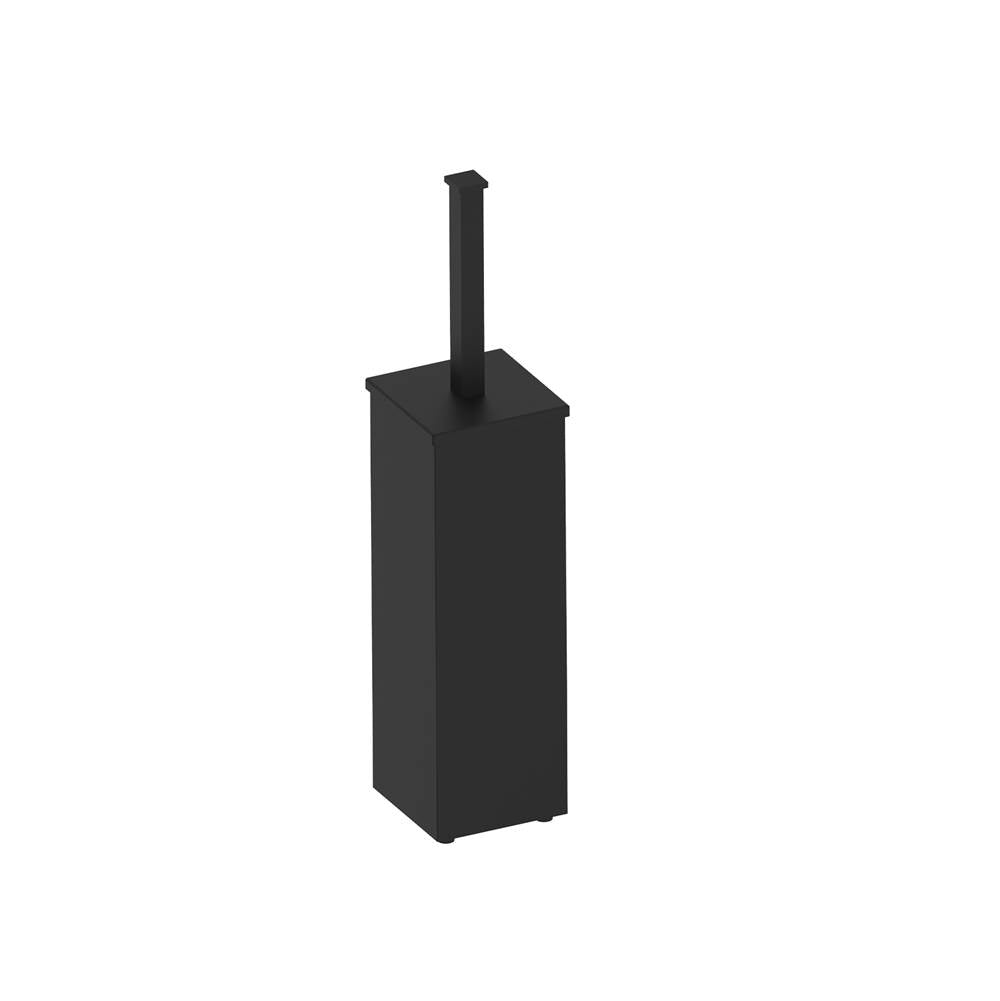 Kartners - MADRID - Toilet Brush Set (Free Standing)-Matte Black - Matte Black