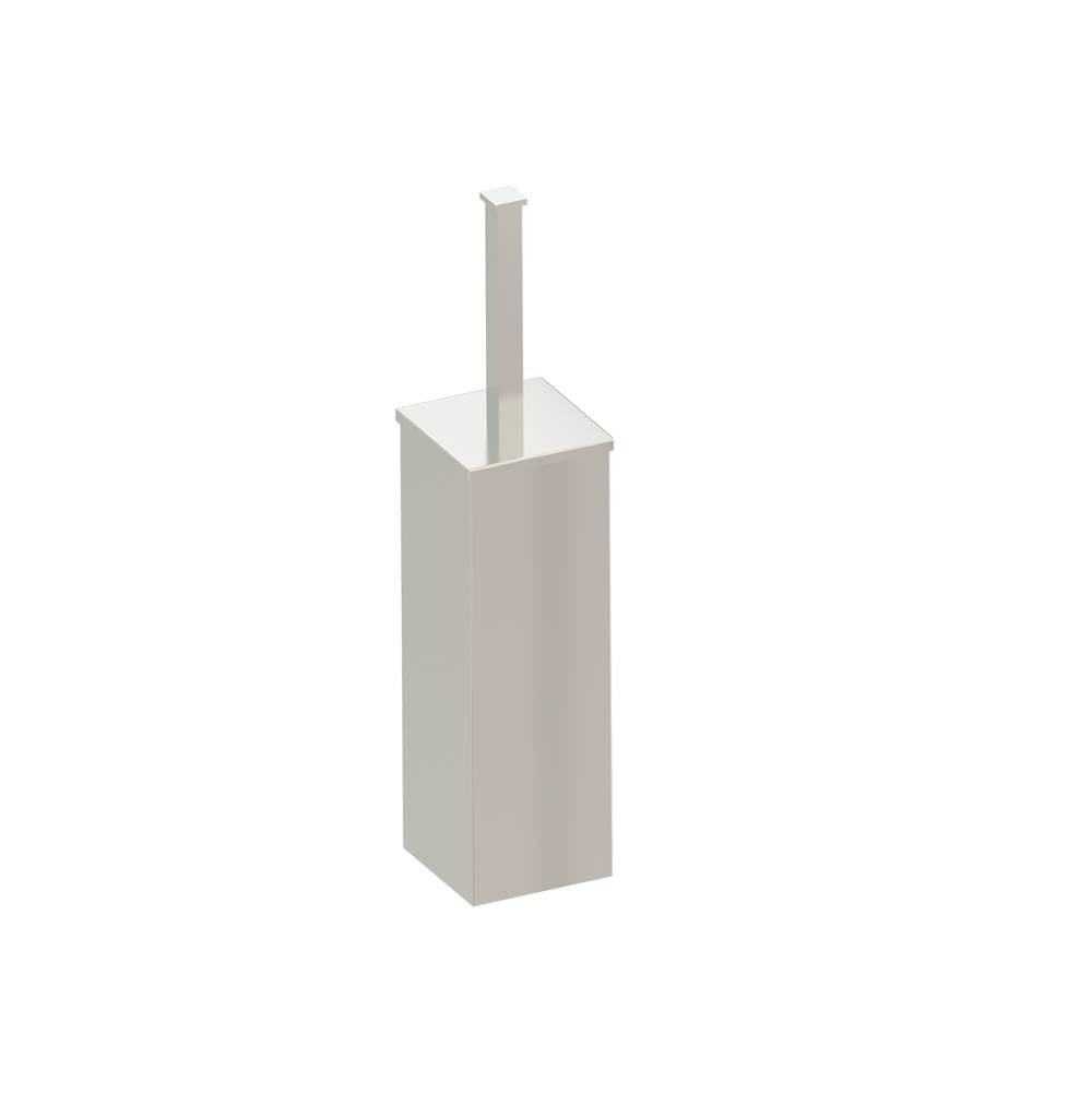 Kartners - MADRID - Toilet Brush Set (Wall Mounted)-Brushed Nickel - Brushed Nickel
