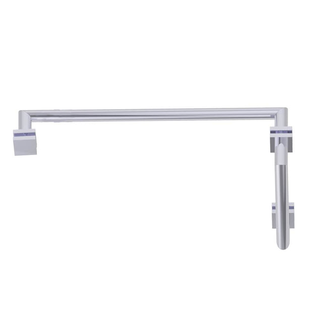 Kartners - MADRID - 8-inch x 24-inch Offset Shower Door Handles -Polished Chrome - Polished Chrome