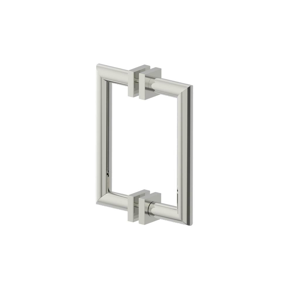 Kartners - MADRID - 8-inch Double Shower Door Handle-Polished Nickel - Polished Nickel
