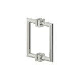 Kartners - MADRID - 8-inch Double Shower Door Handle-Polished Nickel - Polished Nickel