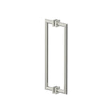 Kartners - MADRID - 18-inch Double Shower Door Handle-Polished Nickel - Polished Nickel