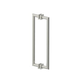 Kartners - MADRID - 18-inch Double Shower Door Handle-Brushed Nickel - Brushed Nickel
