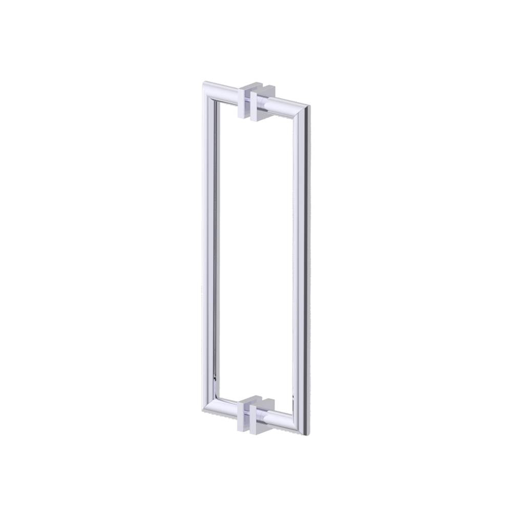 Kartners - MADRID - 18-inch Double Shower Door Handle-Polished Chrome - Polished Chrome